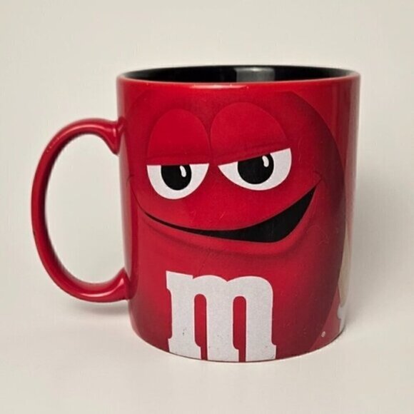 Mars M&M's Chocolate Candy Snack Red Characters Oversized Ceramic Coffee… - Picture 1 of 6